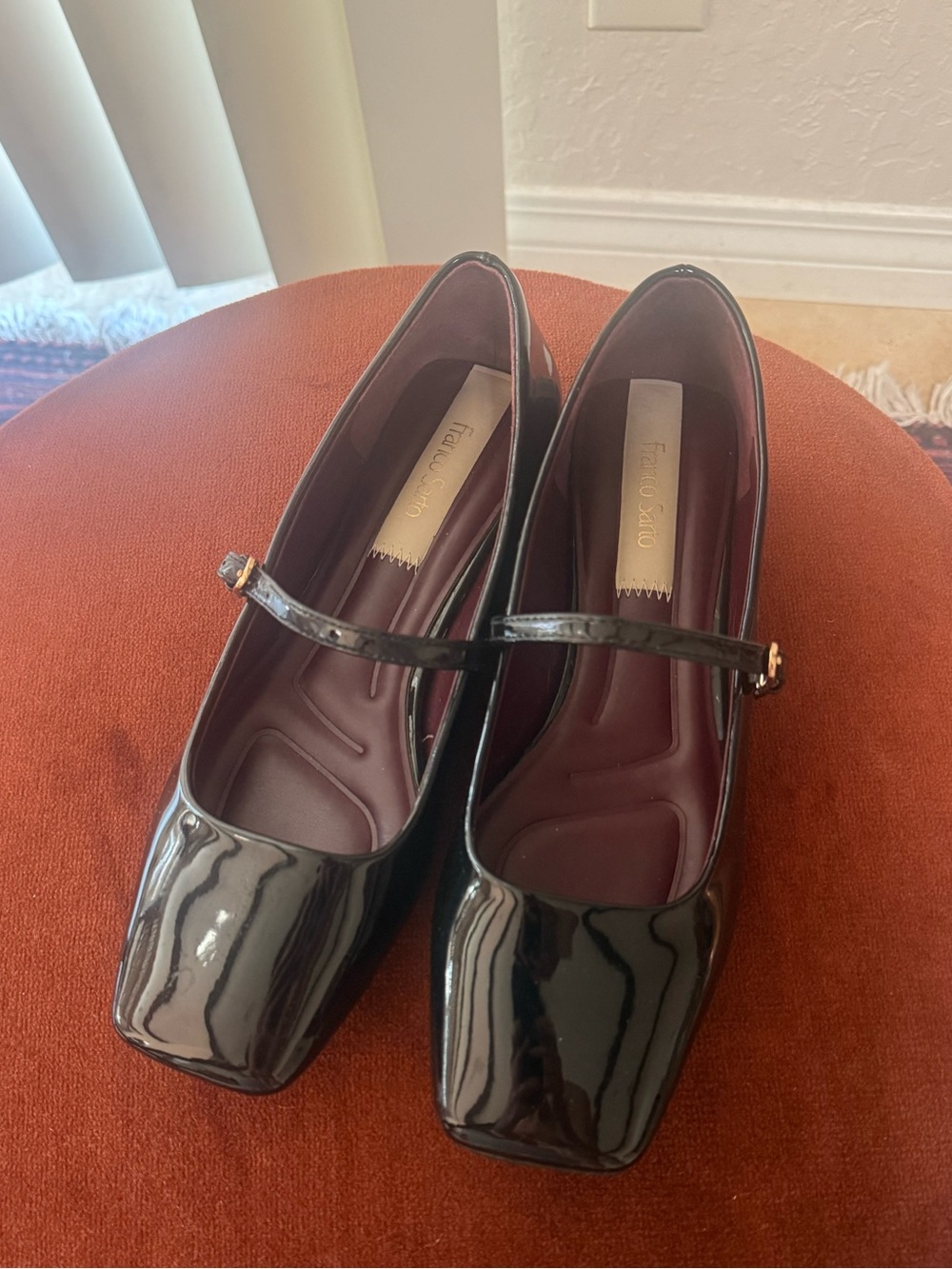 Black Patent Leather Mary Jane Flats